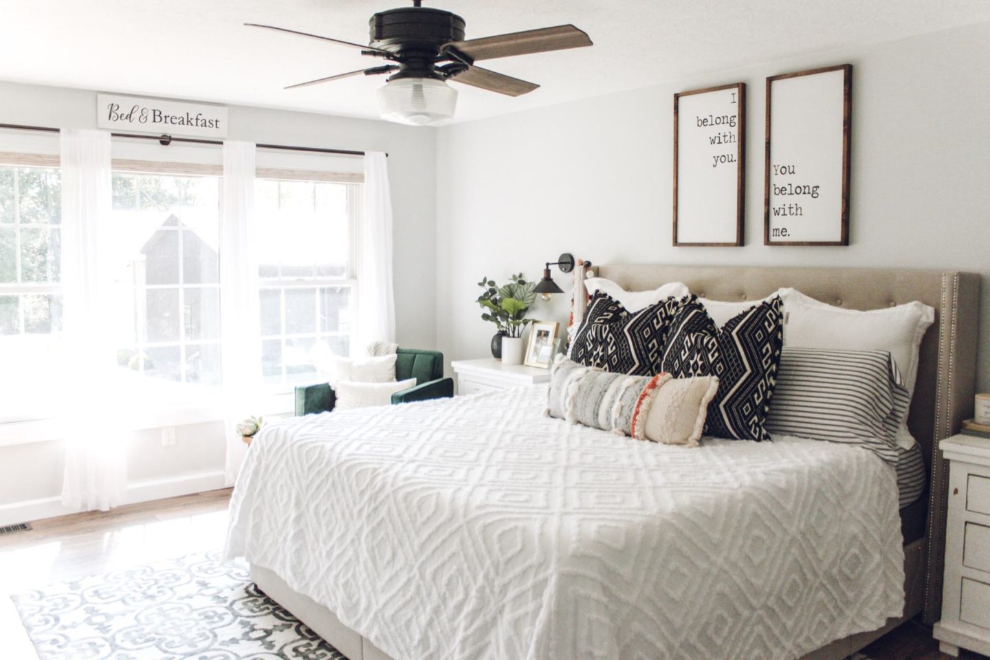 boho farmhouse bedroom