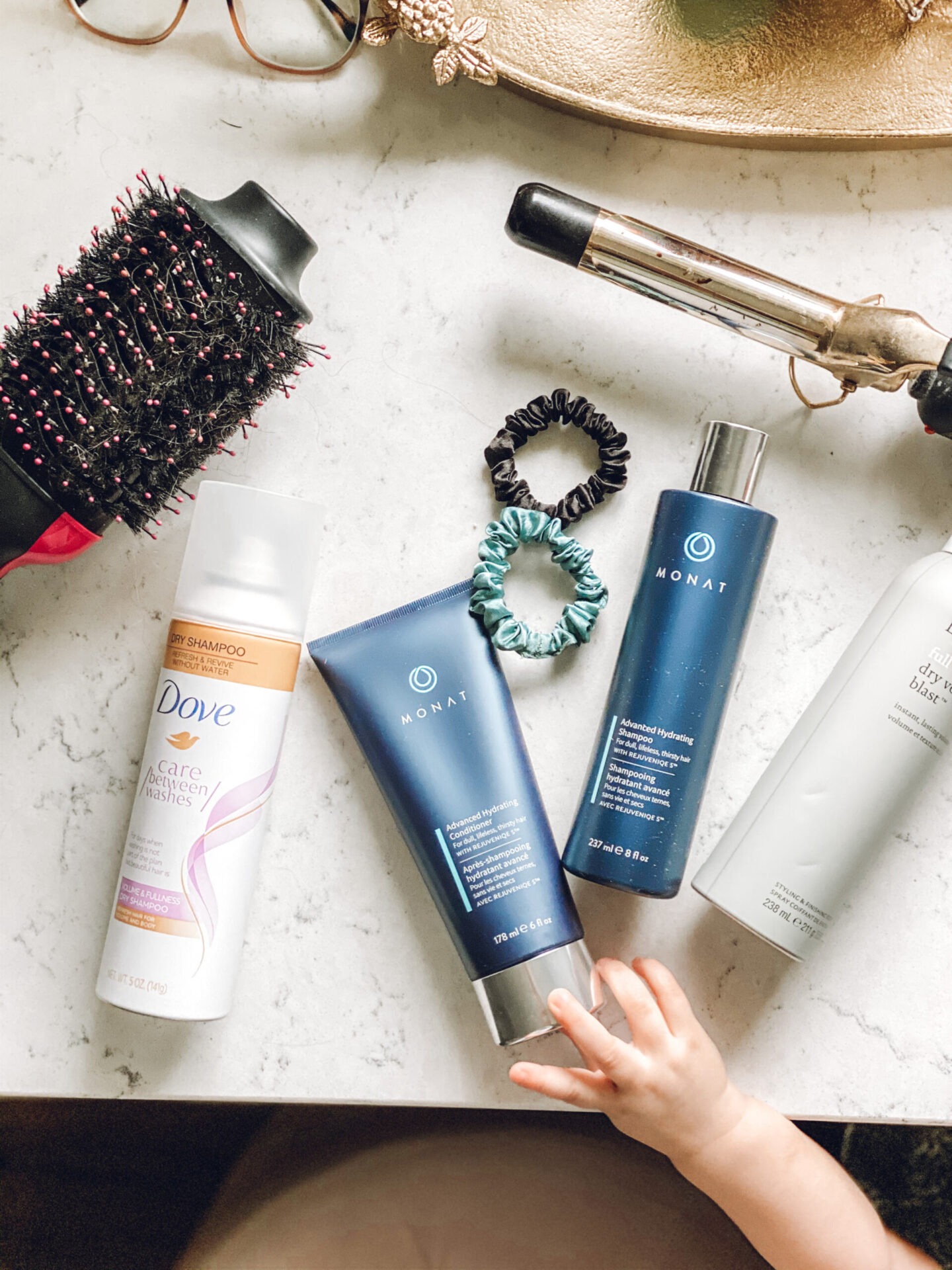 Hair routine with monat hair products