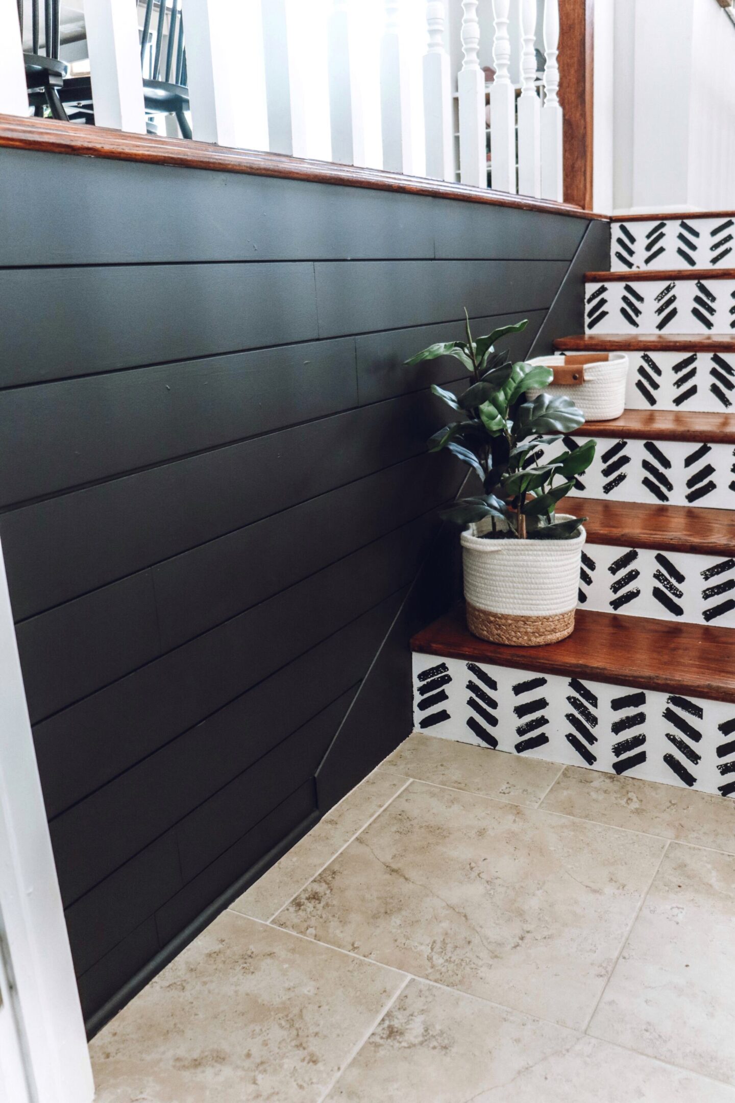 black shiplap