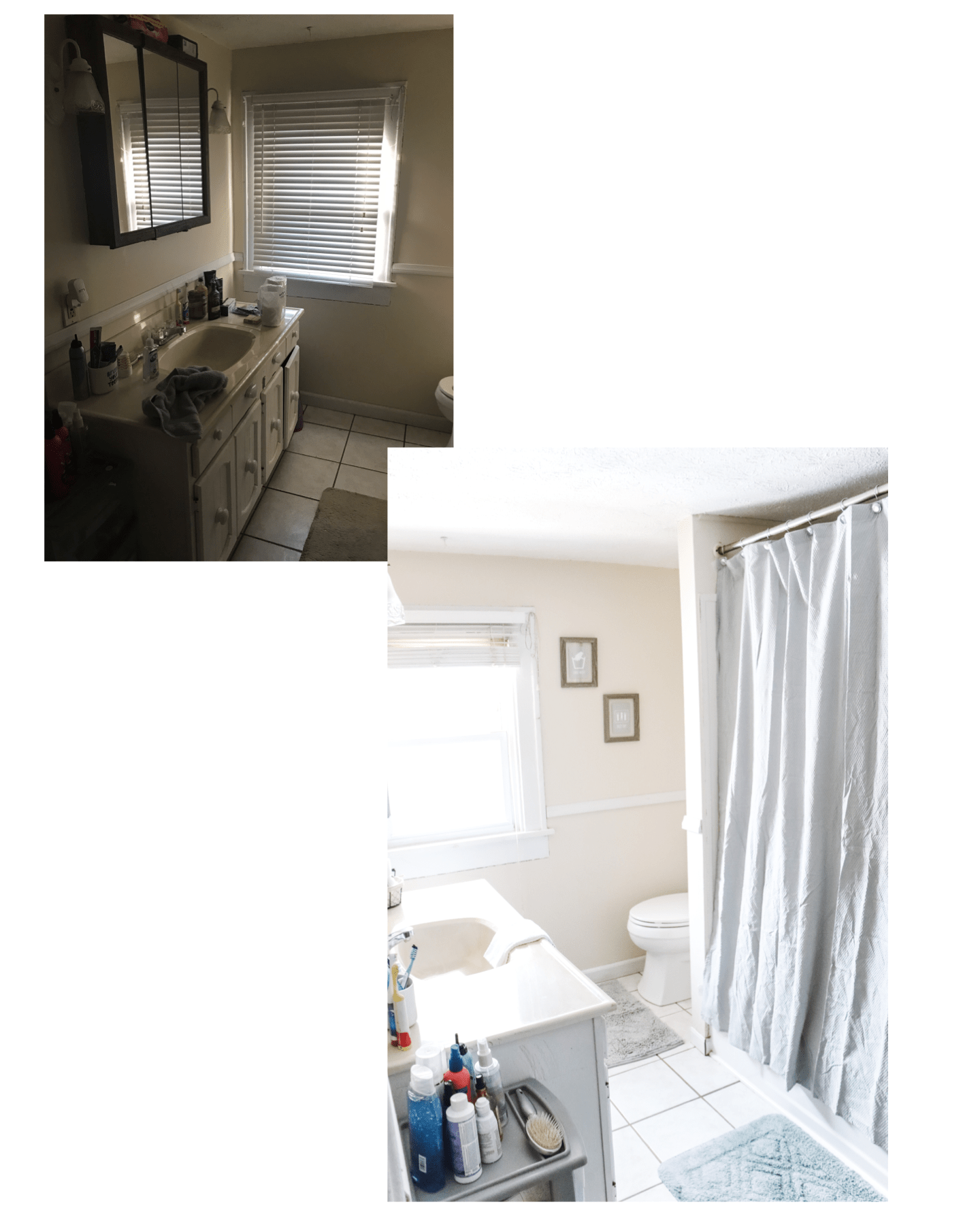 bathroom before and after