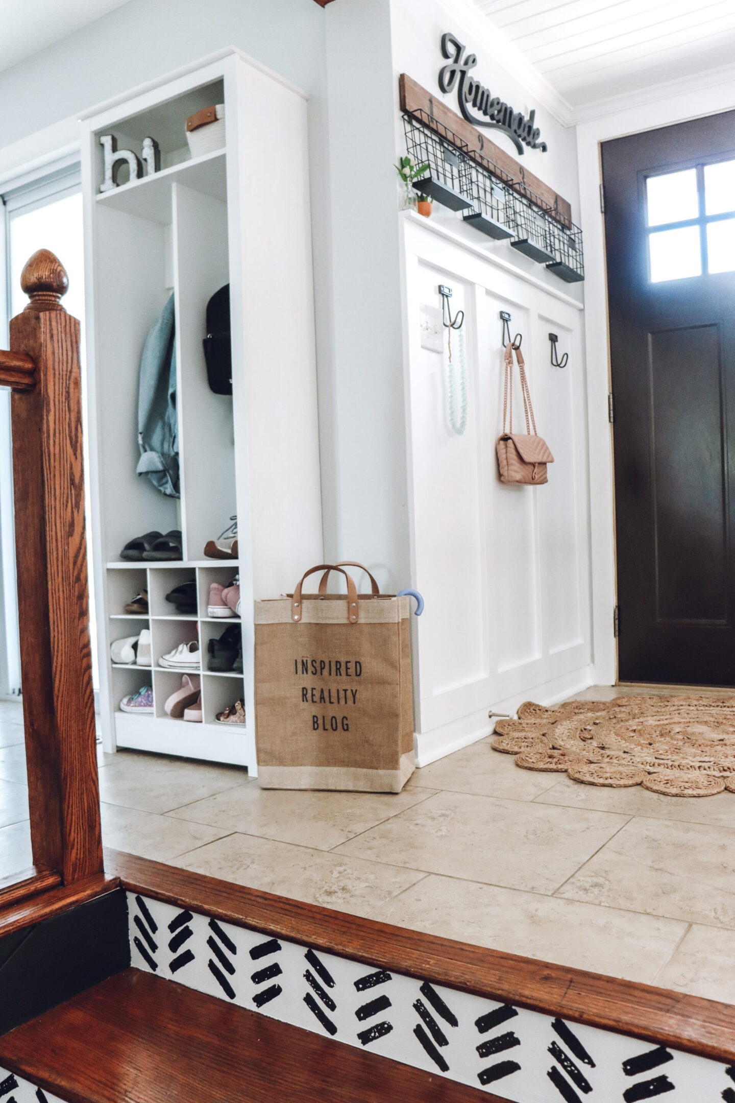 entryway organization