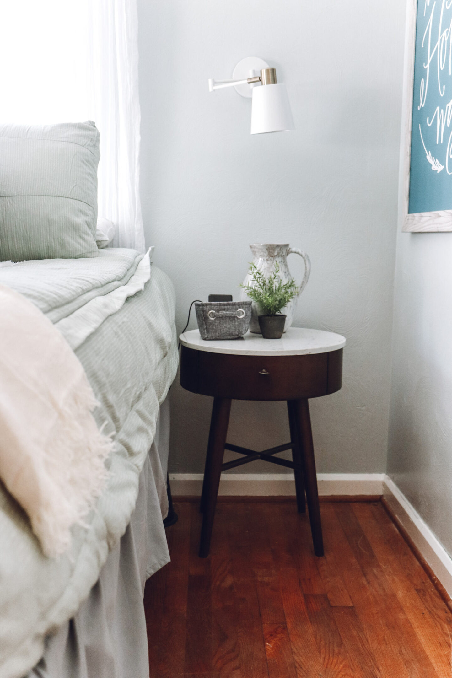 master bedroom nightstand