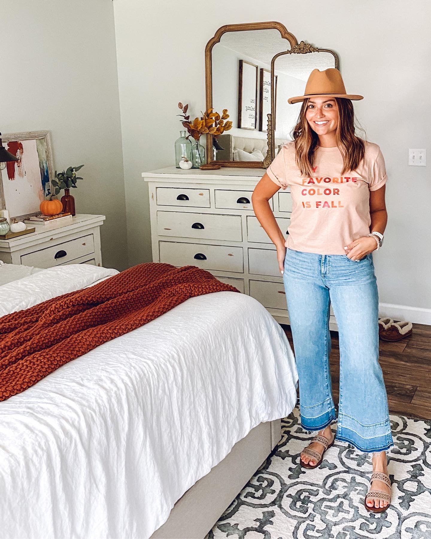 cozy fall bedroom