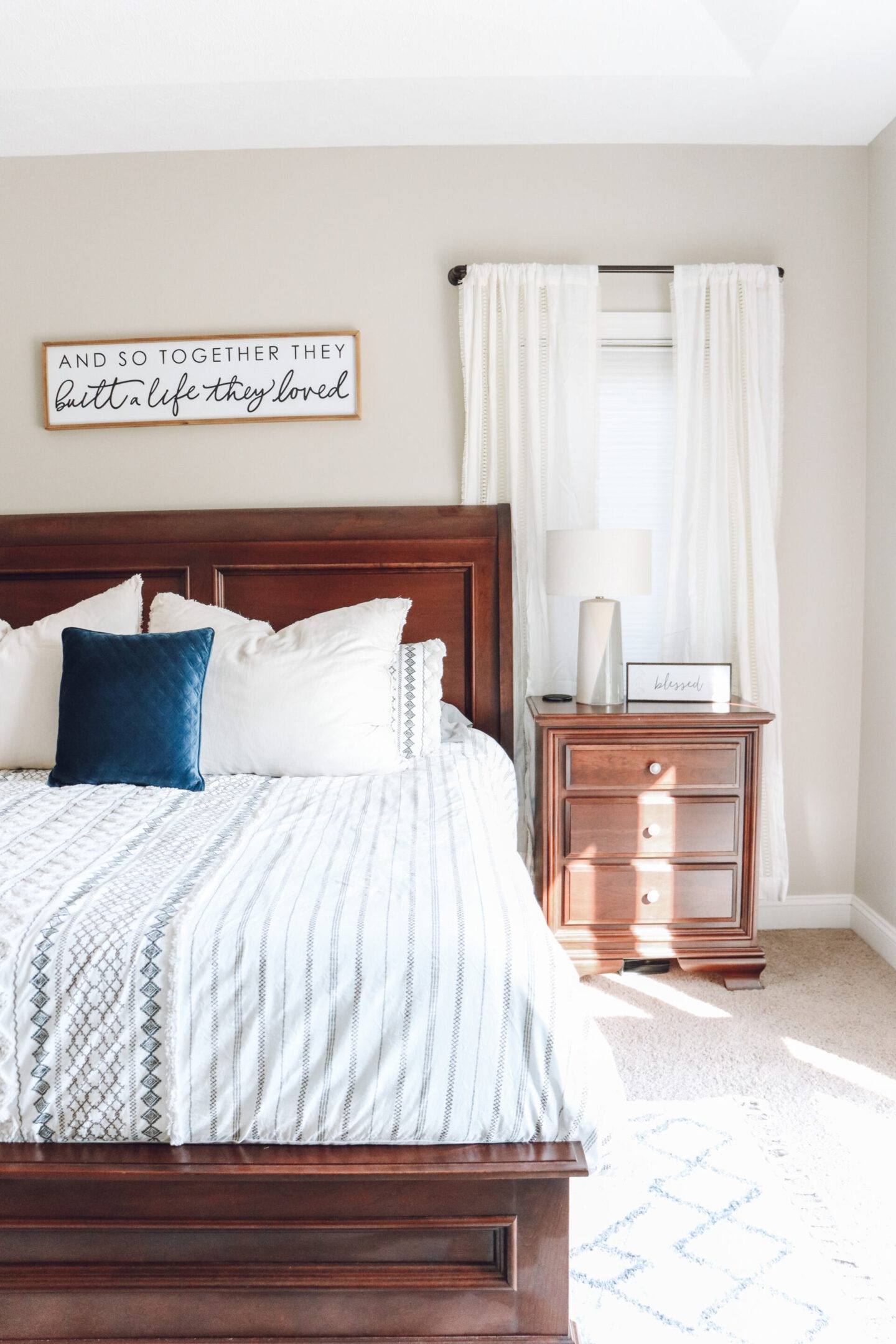 White Cabinet With Bright Drawers, Hobby Lobby