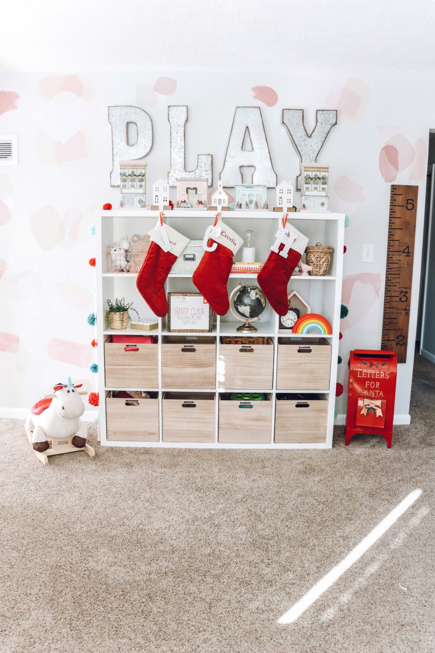Christmas playroom