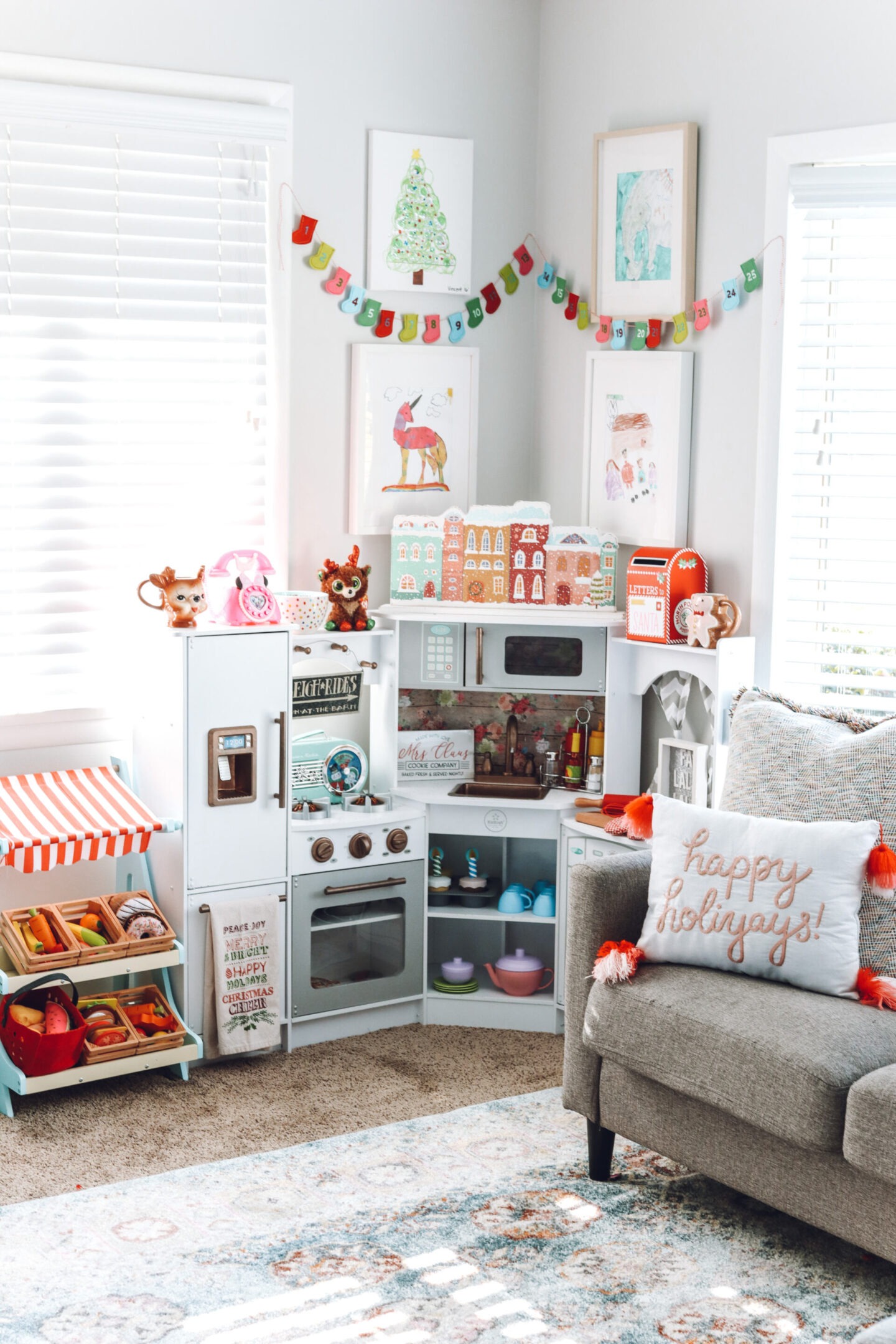 Christmas playroom