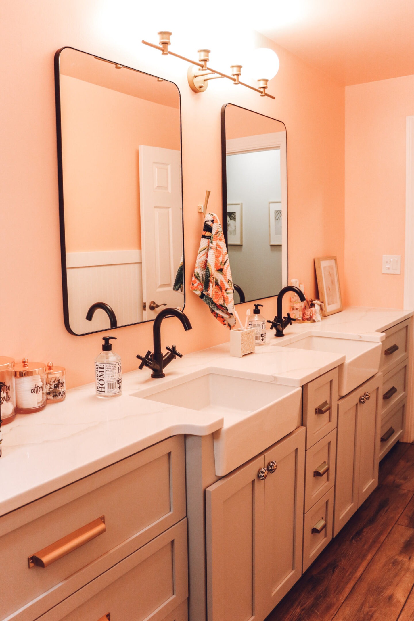 Pink bathroom