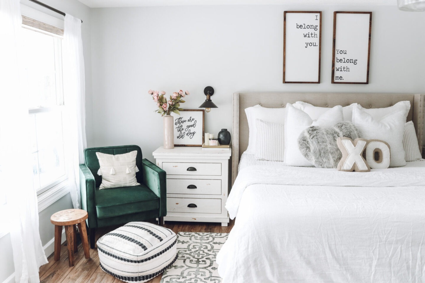 country chic bedroom