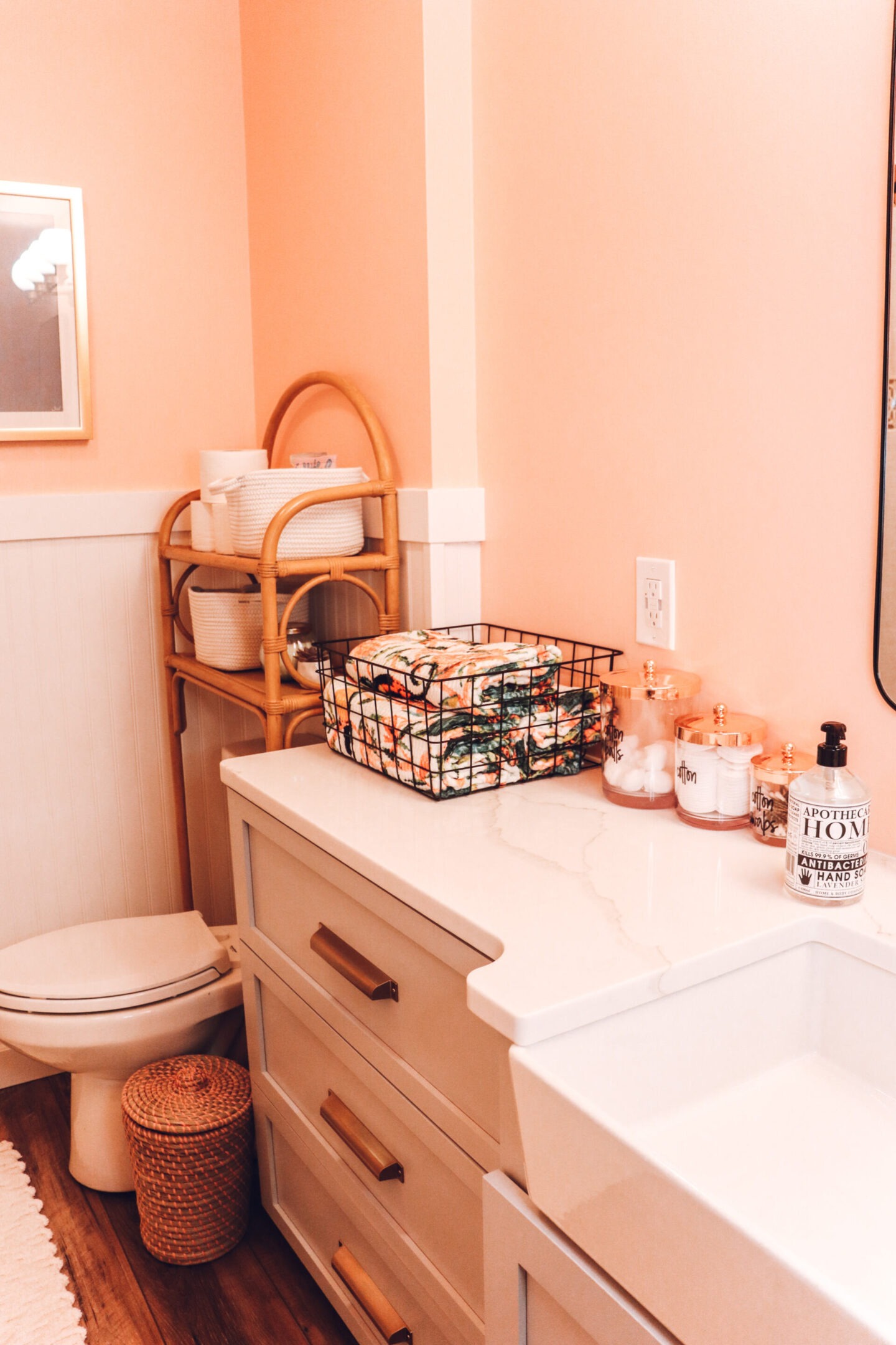 Pink bathroom