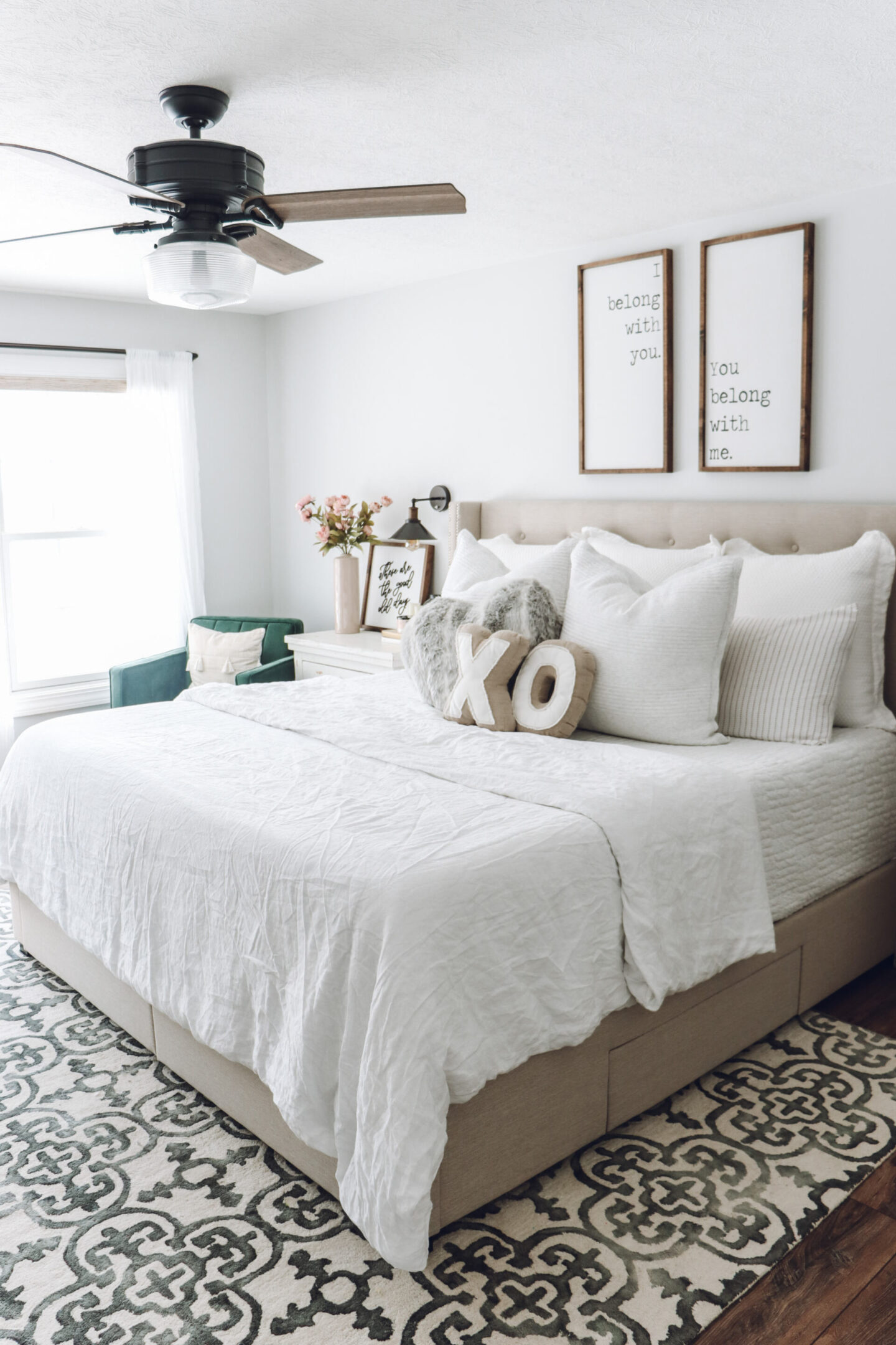 country chic bedroom