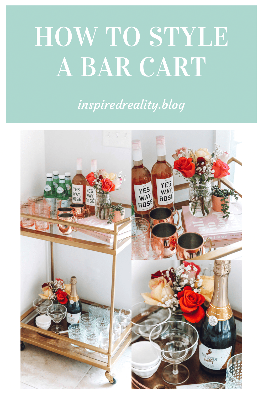 How to style a bar cart