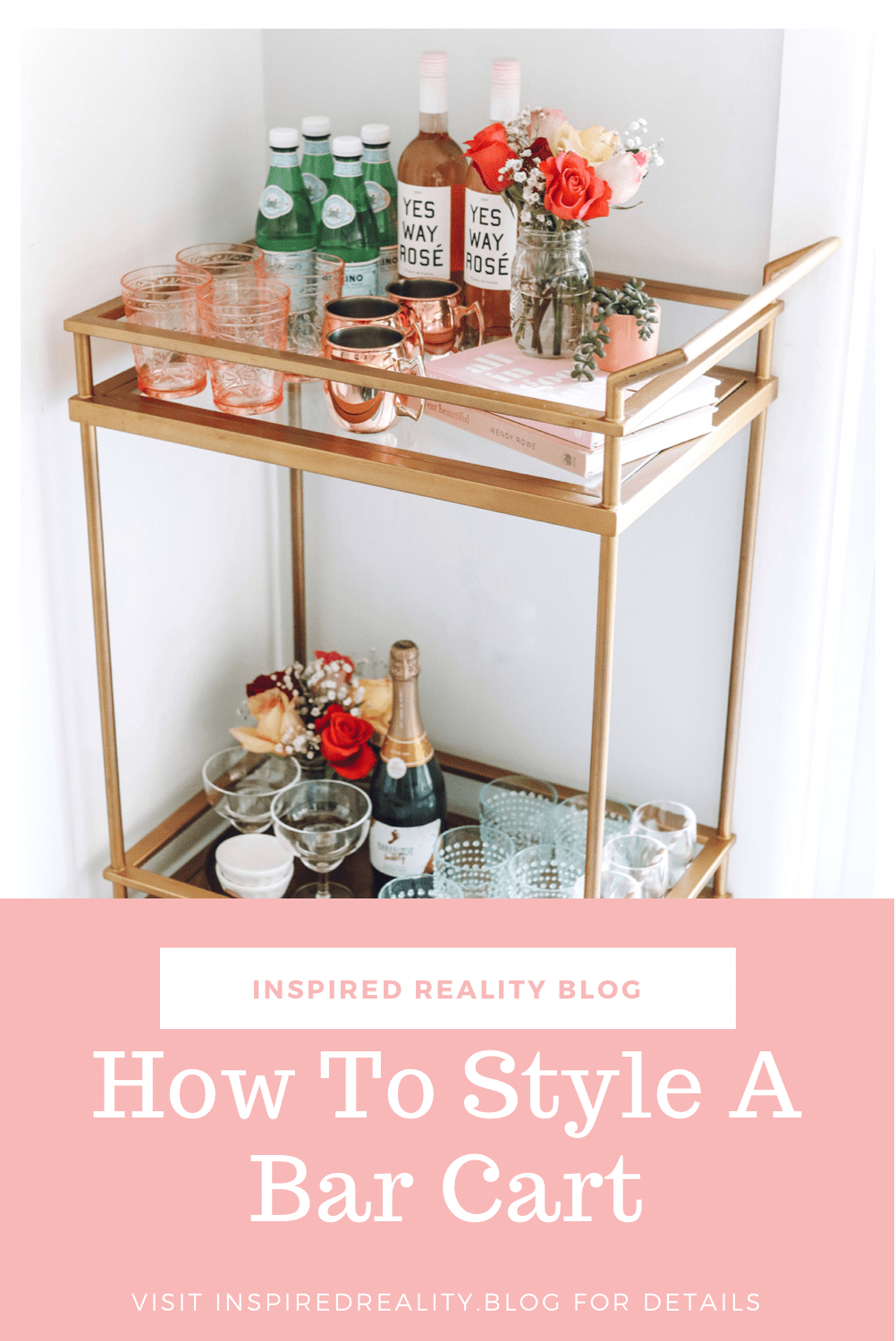 How to style a bar cart