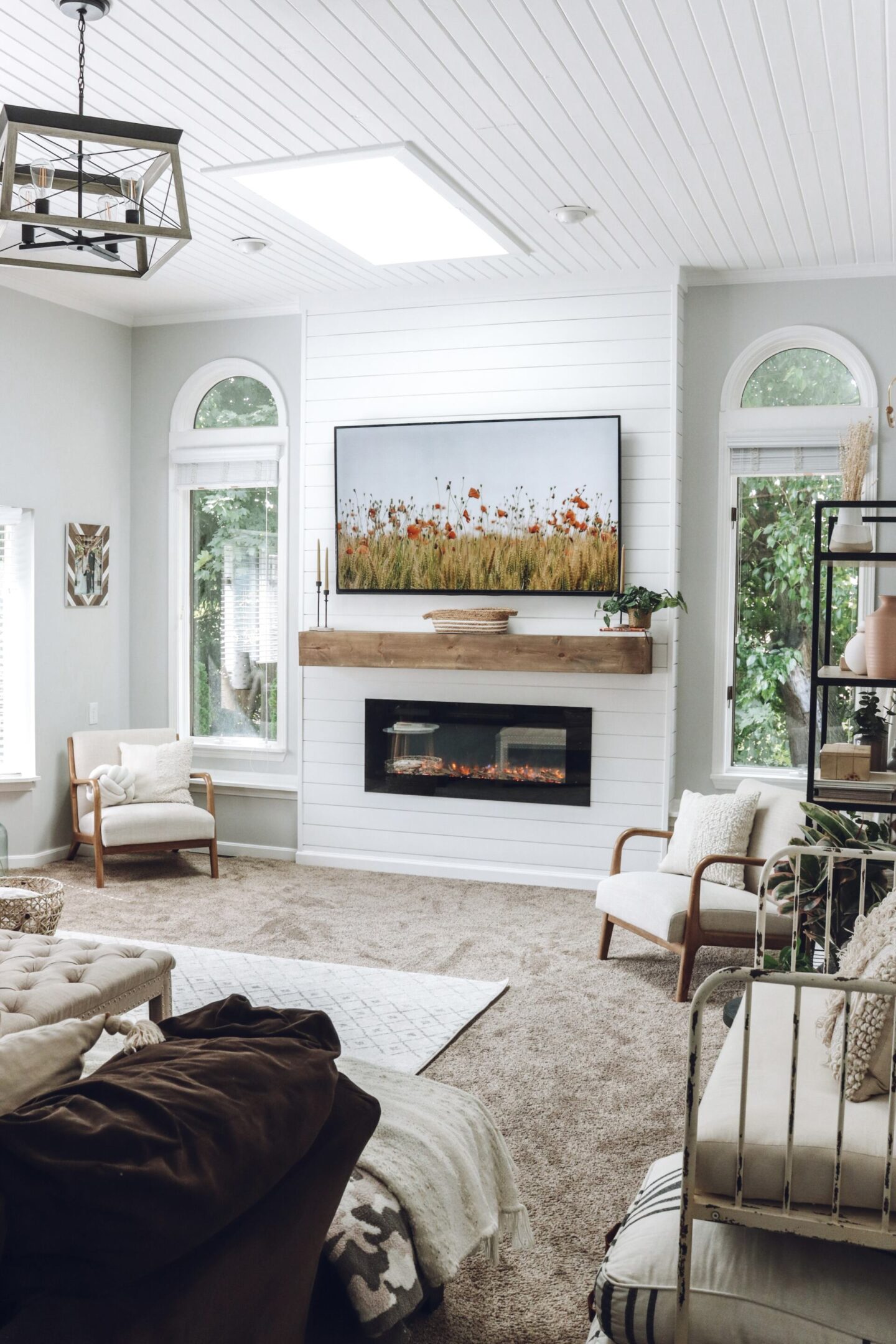 shiplap fireplace