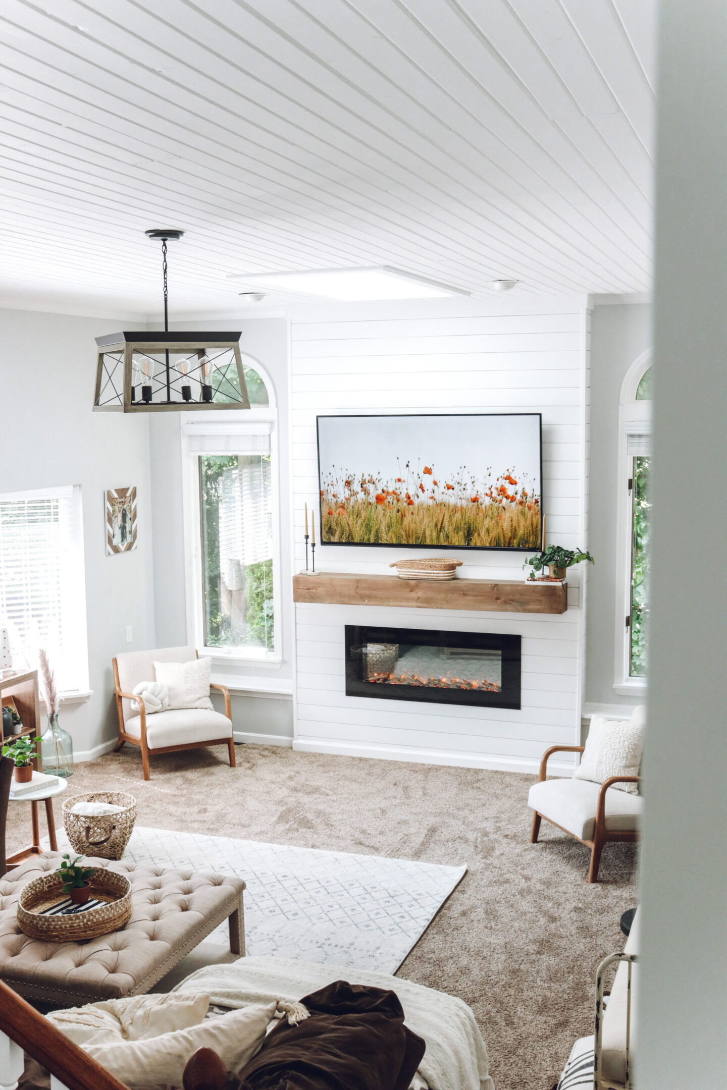 shiplap fireplace