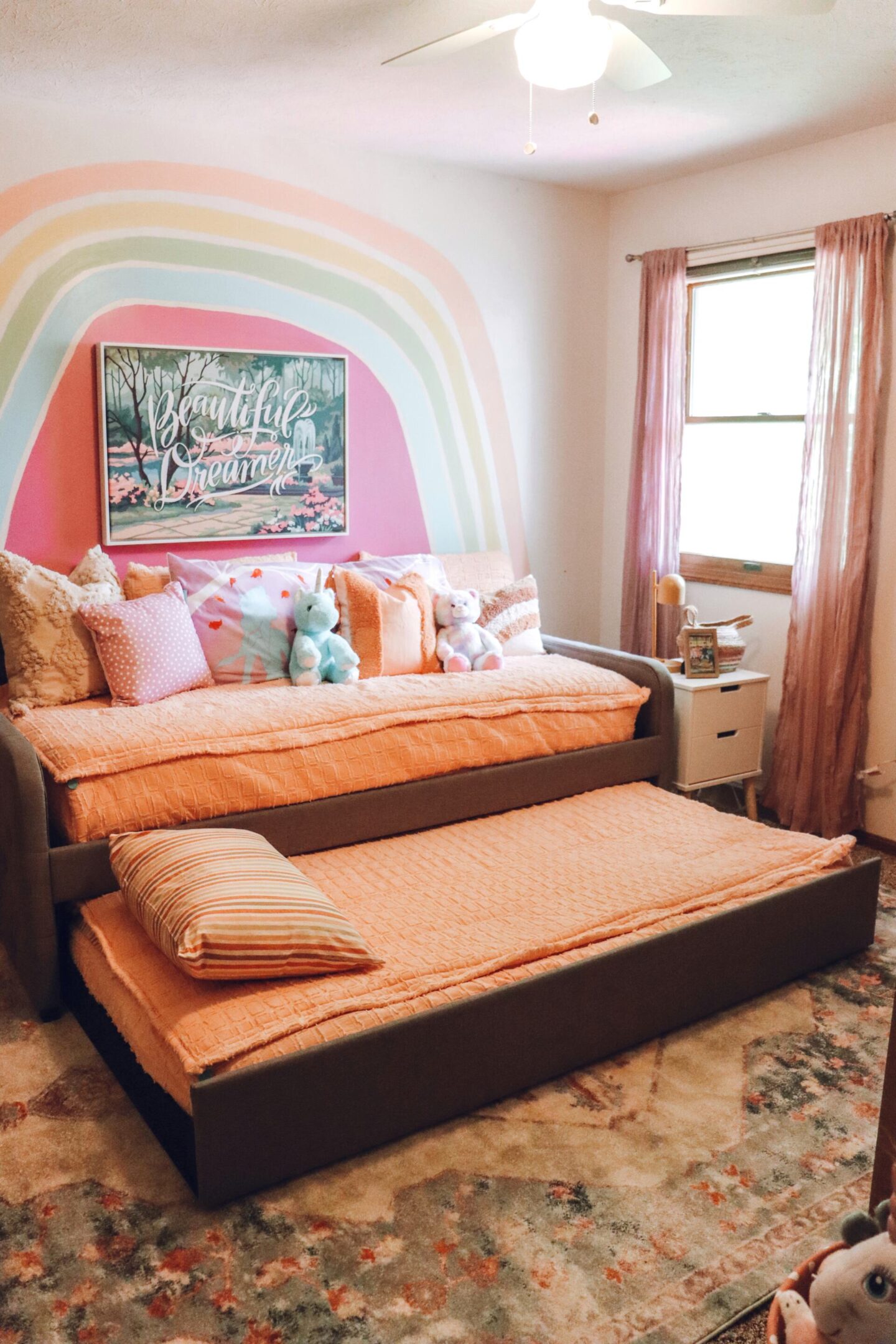 shared toddler girl bedroom