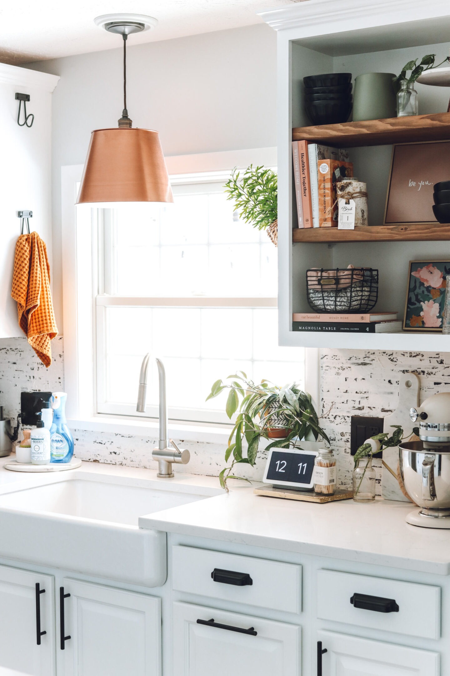 Farmhouse sink kitchen